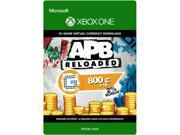 APB Reloaded 816 G1C XBOX One [Digital Code]