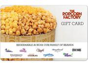Popcorn Factory 25 Gift Card Email Delivery