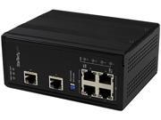 StarTech IES61002POE 6 Port Industrial Gigabit Ethernet Switch with 4 PoE Ports DIN Rail Wall Mountable