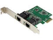 StarTech.com Dual Port Gigabit PCI Express Server Network Adapter Card PCIe NIC
