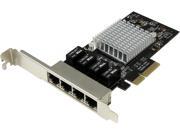 StarTech ST4000SPEXI 4 Port Gigabit Ethernet Network Card PCI Express Intel I350 NIC