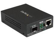 StarTech.com Gigabit Ethernet Fiber Media Converter with Open SFP Slot Supports 10 100 1000 Networks