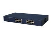 NETGEAR ProSAFE 16 Port Gigabit Rackmount Switch 10 100 1000 Mbps JGS516 Lifetime Warranty