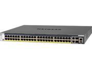 NETGEAR ProSAFE Intelligent Edge M4300 52G PoE 1 000W Stackable 1G L3 Managed 52 Port Switch with Full PoE Provisioning GSM4352PB 100NES