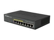 D Link DGS 1008P 8 port Gigabit Ethernet POE Switch
