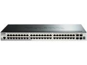 D Link Systems 52 Port SmartPro Stackable Switch 2 Gigabit SFP Ports and 2 10GbE SFP Ports DGS 1510 52
