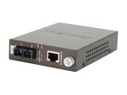 TRENDnet TFC 110S15 100Base TX to 100Base FX Single Mode SC Fiber Converter 15KM 9.3Miles