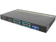 TRENDnet TPE-1620WS 16-Port Gigabit Web Smart PoE+ Switch