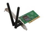 Rosewill RNX N250PC2 Wireless N300 Wi Fi Adapter IEEE 802.11b 11g 11n 2T2R Up to 300 Mbps Data Rates PCI Interface
