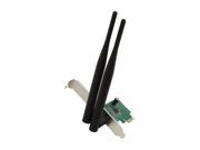 Rosewill RNX N250PCe Wireless N300 Wi Fi Adapter IEEE 802.11b 11g 11n Up to 300 Mbps 2.4 GHz Data Rates PCI E Interface