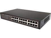 Rosewill RC-GS1024 10/100/1000 Mbps 24-Port Unmanaged Gigabit Desktop / Rackmountable Switch, Metal Case, Power-Saving Rosewill RC-GS1024 10/100/1000 Mbps 24-Port Unmanaged Gigabit Desktop / Rackmountable Switch, Metal Case, Power-Saving