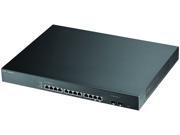 ZyXEL XS1920 12 10 Port 1000 10G BASE T Smart Managed Switch Plus 2 Combo SFP RJ45 12 Total Ports