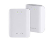 BELKIN F5D4073 Up to 85Mbps Powerline Turbo Starter Kit (White)