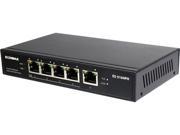 Edimax ES 5104PH 5 Port Fast Ethernet Switch with 4 PoE Ports