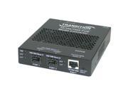 TRANSITION SGPOE1013 100 NA 10 100 1000BASE T to 100 1000BASE X Power over Ethernet PSE Media Converter