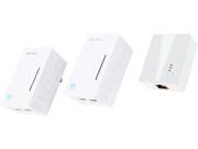 TP Link TL WPA4220NET N300 Wi Fi Range Extender AV500 Powerline 3 Pack Edition