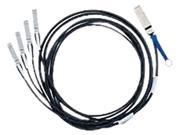 Mellanox MC2609130 001 Passive Copper Hybrid Cable ETH 40GbE to 4x10GbE QSFP to 4xSFP 1m