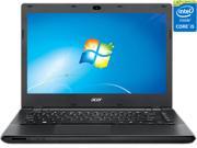 Acer TravelMate P246 M TMP246 M 52X2 14 LED ComfyView Notebook Intel Core i5 4210U 1.70 GHz 4GB Memory 500GB HDD Windows 7 Professional Black