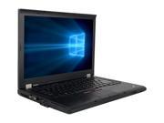 Lenovo Laptop ThinkPad T410 Intel Core i5 1st Gen 520M 2.40 GHz 4 GB Memory 500 GB HDD Intel HD Graphics 14.1 Windows 10 Pro