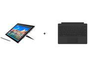 Microsoft Surface Pro 4 256 GB SSD 12.3 EDU Bundle w Blk Type Cover EN