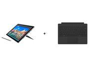 Microsoft Surface Pro 4 512 GB SSD 12.3 EDU Bundle w Blk Type Cover EN