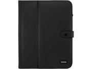 FileMate Black ECO Faux Leather Case for iPad and 10 Tablets Model AB1297 R2 BK