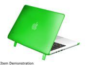 INSTEN Green Rubber Silicone Soft Skin Gel Case For Apple Macbook Pro with Retina Model 1991125