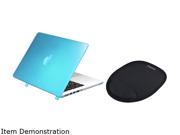 INSTEN Light Blue Snap in Rubber Case Cover with Comfort Mouse Pad Model 1997675