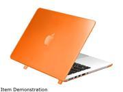 INSTEN Orange Rubber Silicone Soft Skin Gel Case For Apple Macbook Pro with Retina Model 1991117