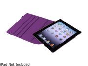 INSTEN Purple Leather Case Compatible with iPad 2 3 4 Model 1901587
