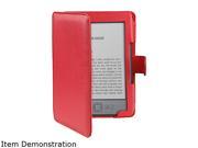 Insten Flip 1901530 Leather Case for Amazon Kindle 4 / Kindle 5, Red