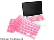 INSTEN Light Pink Silicone Keyboard Skin Shield Compatible With Apple MacBook Pro Model 1042774