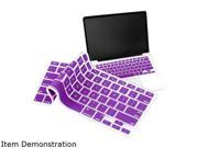 Insten Silicone Keyboard Skin Shield compatible with Apple MacBook Pro Purple 1042779