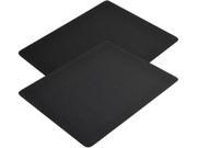 Insten 2 Piece Mouse Pad for Optical Trackball Mouse Black 1042805