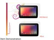 rooCASE 4-Pack x2 Anti-Glare Matte and x2 HD Screen Protector for Google Nexus 10 RC-NEXUS10-SCPR-AGHD