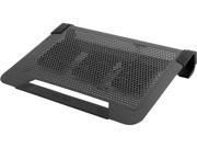 Cooler Master NotePal U3 PLUS Gaming Laptop Cooling Pad with 3 Moveable High Performance Fans Black