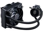 MasterLiquid Pro 120 All In One AIO Liquid Cooler with FlowOp Technology Dual Chamber Design and MasterFan Pro Radiator Fan by Cooler Master