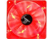 bgears b PWM 120 Red Red LED PWM technology mini 4 pin 4 wire 2 ball bearing high speed high performance 15 blades Case Fan