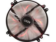 NZXT RF FZ20S R1 Red LED Case Fan with Sleeved Cable