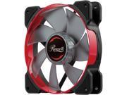 Rosewill 120mm Case Fan with Red LED and PWM Pulse Width Modulation Function Very Quiet Cooling Fan From Advanced Hydraulic Bearing Model RWCR 1612