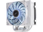 ENERMAX ETS T50A WVS Twister Aluminum 120mm White CPU Cooler with DFR Dust Free Rotation White LED Fan