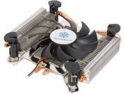 SilverStone Argon Series AR04 Low Profile CPU Cooler with 80mm Fan for Socket LGA1150 1156 1155