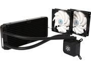 SILVERSTONE TD02 LITE Durable High Performance All In One Liquid CPU Cooler with Dual Adjustable 120mm PWM Fans