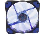 APEVIA CF12SL SBL Blue LED Case Fan w Anti Vibration Rubber Pads Retail