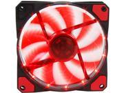 APEVIA CF12SL SRD Red LED Case Fan w Anti Vibration Rubber Pads Retail