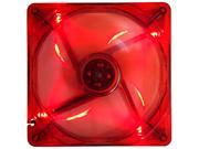 APEVIA 14SL RD Red LED 140mm 4pin 3pin Case Fan