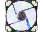 APEVIA CF12SL S4C Multi Color LED Case Fan w Anti Vibration Rubber Pads
