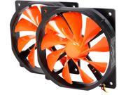 XIGMATEK XOF F1255 FCB Fluid Circulative Bearing Cooling System 120mm Xiggy Orange Case Fan