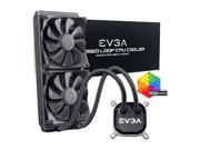 EVGA CLC 280 Liquid Water CPU Cooler 400 HY CL28 V1 280mm Radiator RGB LED with EVGA Flow Control Software