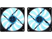 GELID Solutions SL PCI 02 PCI Slot Fan Holder Dual Slim 12UV Blue Fans